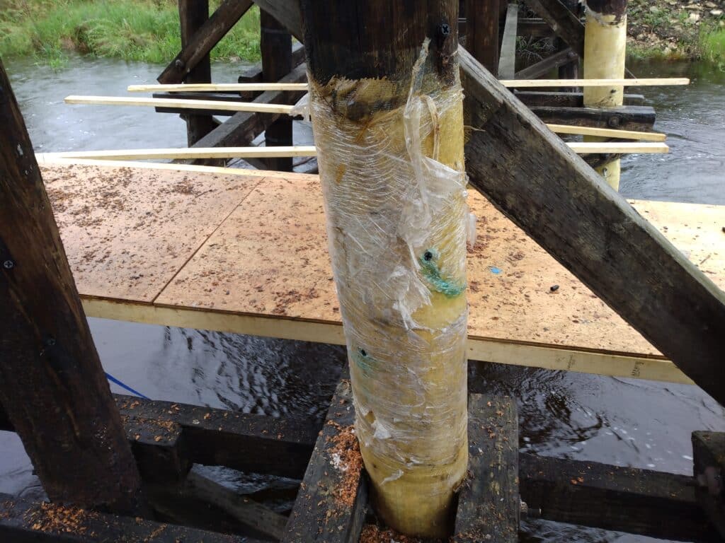 Reinforcement technology applied to the Meadow Lake substructure